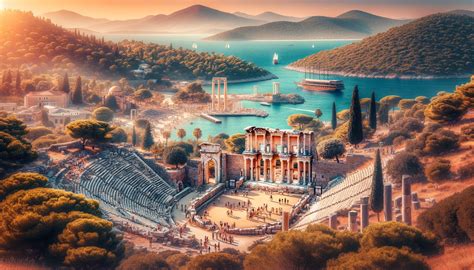  ¡Explora la majestuosidad del Mausoleo de Halicarnaso: Una maravilla antigua en la vibrante ciudad de Bodrum!